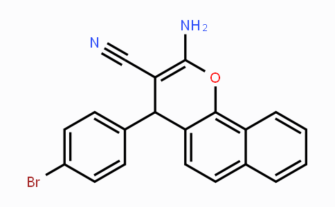 CAS No. 860787-48-0, 2-Amino-4-(4-bromophenyl)-4H-benzo[h]chromene-3-carbonitrile