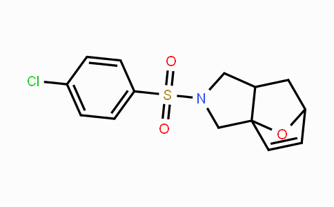CAS No. 65193-52-4, 3-[(4-Chlorophenyl)sulfonyl]-10-oxa-3-azatricyclo[5.2.1.0~1,5~]dec-8-ene