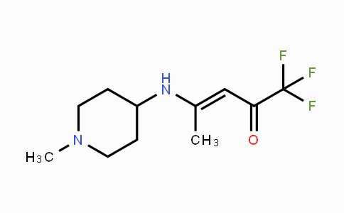 CAS No. 939762-11-5, (E)-1,1,1-Trifluoro-4-[(1-methyl-4-piperidinyl)amino]-3-penten-2-one