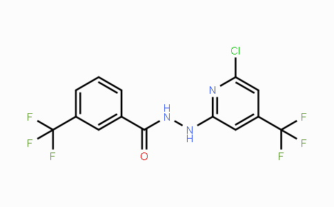 CAS No. 1798663-15-6, N'-[6-Chloro-4-(trifluoromethyl)pyridin-2-yl]-3-(trifluoromethyl)benzohydrazide