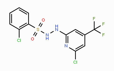 CAS No. 1790211-83-4, 2-Chloro-N'-[6-chloro-4-(trifluoromethyl)pyridin-2-yl]benzene-1-sulfonohydrazide