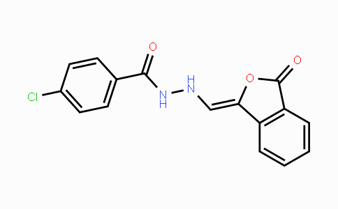 CAS No. 320424-84-8, 4-Chloro-N'-{[3-oxo-2-benzofuran-1(3H)-yliden]methyl}benzenecarbohydrazide