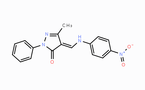 CAS No. 68538-00-1, 5-Methyl-4-[(4-nitroanilino)methylene]-2-phenyl-2,4-dihydro-3H-pyrazol-3-one