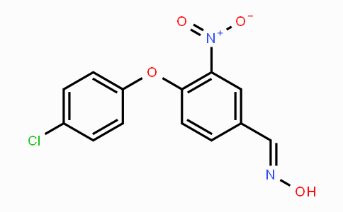CAS No. 320416-46-4, 4-(4-Chlorophenoxy)-3-nitrobenzenecarbaldehyde oxime