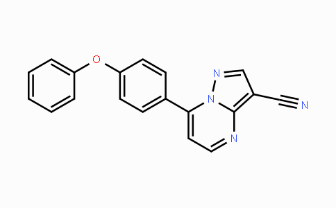 CAS No. 320417-19-4, 7-(4-Phenoxyphenyl)pyrazolo[1,5-a]pyrimidine-3-carbonitrile