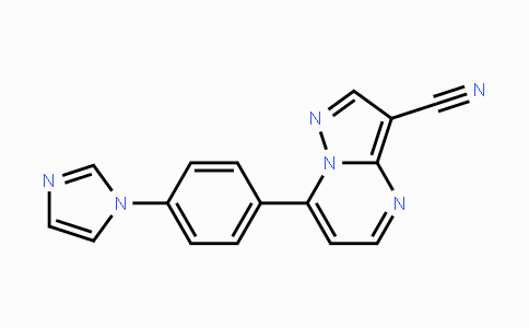 MC116854 | 320417-27-4 | 7-[4-(1H-Imidazol-1-yl)phenyl]pyrazolo[1,5-a]pyrimidine-3-carbonitrile