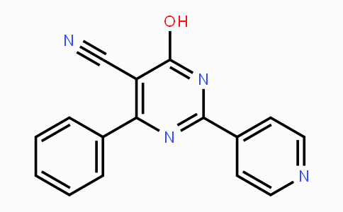 CAS No. 320417-47-8, 4-Hydroxy-6-phenyl-2-(4-pyridinyl)-5-pyrimidinecarbonitrile