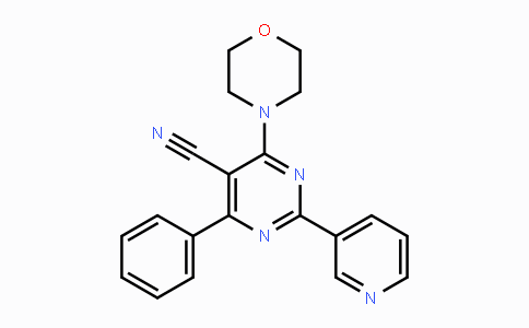 CAS No. 320417-69-4, 4-Morpholino-6-phenyl-2-(3-pyridinyl)-5-pyrimidinecarbonitrile