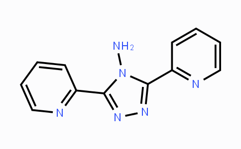CAS No. 1671-88-1, 3,5-Di(2-pyridinyl)-4H-1,2,4-triazol-4-ylamine