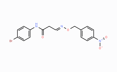 CAS No. 320417-76-3, N-(4-Bromophenyl)-3-{[(4-nitrobenzyl)oxy]imino}propanamide