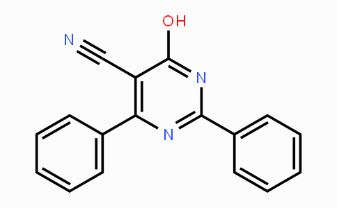 CAS No. 737-54-2, 4-Hydroxy-2,6-diphenyl-5-pyrimidinecarbonitrile
