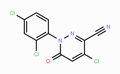 CAS No. 320419-46-3, 4-Chloro-1-(2,4-dichlorophenyl)-6-oxo-1,6-dihydro-3-pyridazinecarbonitrile