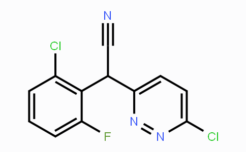 CAS No. 320419-48-5, 2-(2-Chloro-6-fluorophenyl)-2-(6-chloro-3-pyridazinyl)acetonitrile