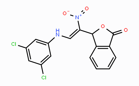 CAS No. 320420-36-8, 3-[2-(3,5-Dichloroanilino)-1-nitrovinyl]-2-benzofuran-1(3H)-one