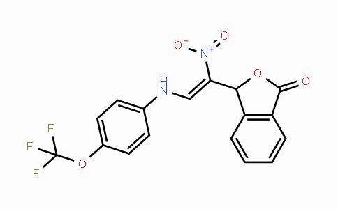 CAS No. 320420-40-4, 3-{1-Nitro-2-[4-(trifluoromethoxy)anilino]vinyl}-2-benzofuran-1(3H)-one