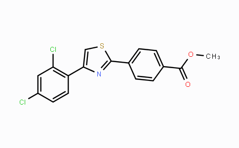 CAS No. 320420-82-4, Methyl 4-[4-(2,4-dichlorophenyl)-1,3-thiazol-2-yl]benzenecarboxylate