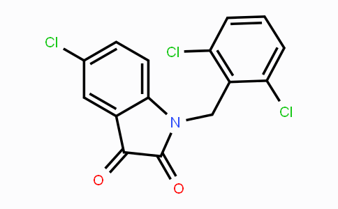 CAS No. 252579-05-8, 5-Chloro-1-(2,6-dichlorobenzyl)-1H-indole-2,3-dione