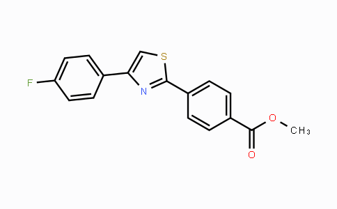 CAS No. 321429-92-9, Methyl 4-[4-(4-fluorophenyl)-1,3-thiazol-2-yl]benzenecarboxylate