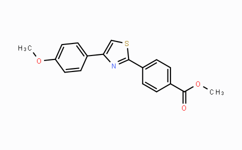 CAS No. 321430-11-9, Methyl 4-[4-(4-methoxyphenyl)-1,3-thiazol-2-yl]benzenecarboxylate