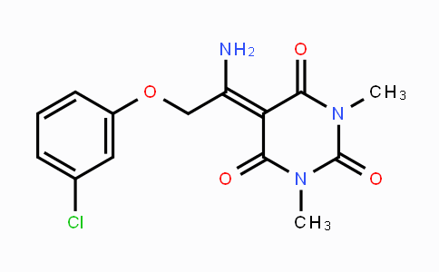 CAS No. 321430-78-8, 5-[1-Amino-2-(3-chlorophenoxy)ethylidene]-1,3-dimethyl-2,4,6(1H,3H,5H)-pyrimidinetrione