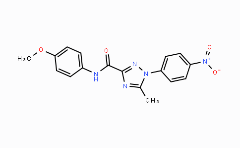 CAS No. 321431-17-8, N-(4-Methoxyphenyl)-5-methyl-1-(4-nitrophenyl)-1H-1,2,4-triazole-3-carboxamide