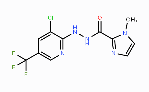 CAS No. 400078-06-0, N'-[3-Chloro-5-(trifluoromethyl)-2-pyridinyl]-1-methyl-1H-imidazole-2-carbohydrazide