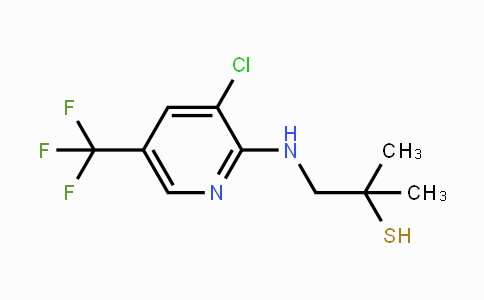 CAS No. 321432-53-5, 1-{[3-Chloro-5-(trifluoromethyl)-2-pyridinyl]amino}-2-methyl-2-propanethiol
