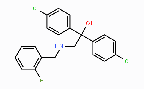 CAS No. 321432-80-8, 1,1-Bis(4-chlorophenyl)-2-[(2-fluorobenzyl)amino]-1-ethanol
