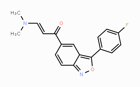 CAS No. 321433-31-2, 3-(Dimethylamino)-1-[3-(4-fluorophenyl)-2,1-benzisoxazol-5-yl]-2-propen-1-one