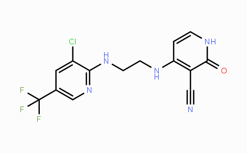 CAS No. 321433-40-3, 4-[(2-{[3-Chloro-5-(trifluoromethyl)-2-pyridinyl]amino}ethyl)amino]-2-oxo-1,2-dihydro-3-pyridinecarbonitrile