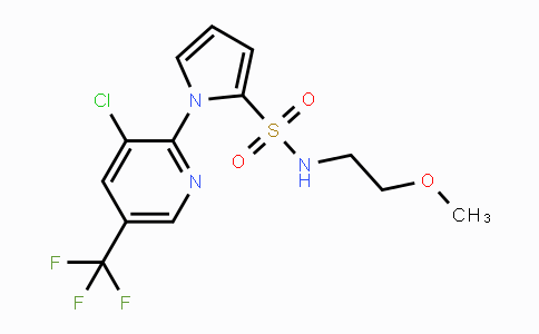 CAS No. 321433-69-6, 1-[3-Chloro-5-(trifluoromethyl)-2-pyridinyl]-N-(2-methoxyethyl)-1H-pyrrole-2-sulfonamide