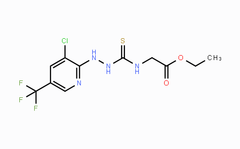 CAS No. 321433-74-3, Ethyl 2-[({2-[3-chloro-5-(trifluoromethyl)-2-pyridinyl]hydrazino}carbothioyl)amino]acetate