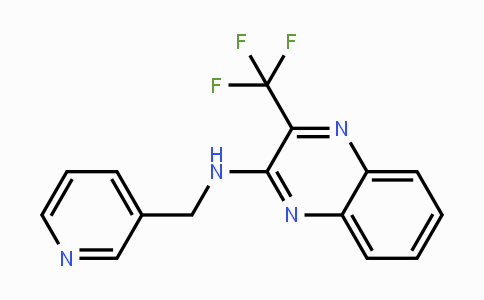 CAS No. 321433-77-6, N-(3-Pyridinylmethyl)-3-(trifluoromethyl)-2-quinoxalinamine