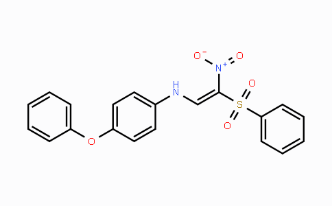 CAS No. 321434-01-9, N-[2-Nitro-2-(phenylsulfonyl)vinyl]-4-phenoxyaniline