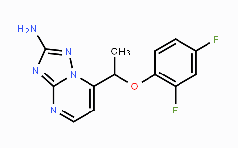 CAS No. 477864-98-5, 7-[1-(2,4-Difluorophenoxy)ethyl][1,2,4]triazolo[1,5-a]pyrimidin-2-amine