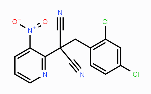 CAS No. 439095-07-5, 2-(2,4-Dichlorobenzyl)-2-(3-nitro-2-pyridinyl)malononitrile