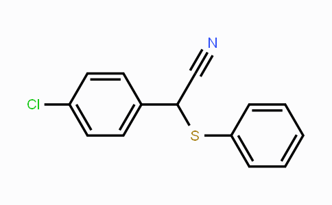 CAS No. 477865-37-5, 2-(4-Chlorophenyl)-2-(phenylsulfanyl)acetonitrile
