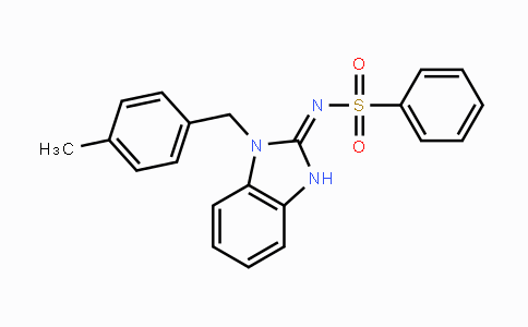 CAS No. 860787-87-7, N-[1-(4-Methylbenzyl)-1,3-dihydro-2H-1,3-benzimidazol-2-yliden]benzenesulfonamide