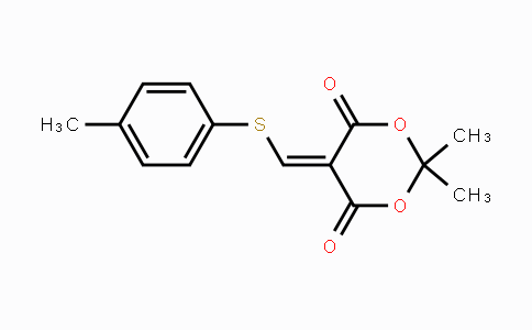 CAS No. 477866-25-4, 2,2-Dimethyl-5-{[(4-methylphenyl)sulfanyl]methylene}-1,3-dioxane-4,6-dione