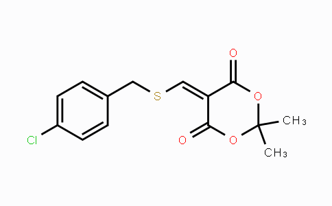 CAS No. 477866-43-6, 5-{[(4-Chlorobenzyl)sulfanyl]methylene}-2,2-dimethyl-1,3-dioxane-4,6-dione
