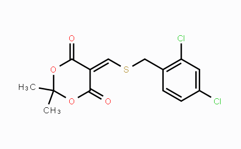 CAS No. 477866-44-7, 5-{[(2,4-Dichlorobenzyl)sulfanyl]methylene}-2,2-dimethyl-1,3-dioxane-4,6-dione