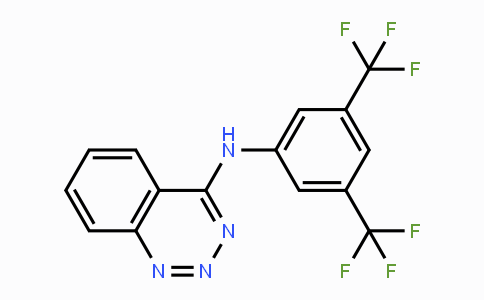CAS No. 477866-52-7, N-[3,5-Bis(trifluoromethyl)phenyl]-1,2,3-benzotriazin-4-amine