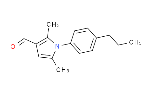 923256-85-3 | 2,5-dimethyl-1-(4-propylphenyl)-1H-pyrrole-3-carbaldehyde