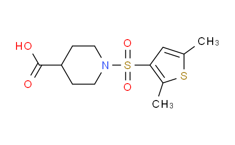 923734-79-6 | 1-(2,5-dimethylthiophen-3-yl)sulfonylpiperidine-4-carboxylic acid