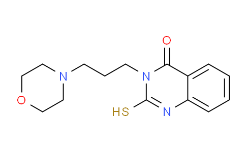 146381-57-9 | 3-[3-(morpholin-4-yl)propyl]-2-sulfanyl-3,4-dihydroquinazolin-4-one