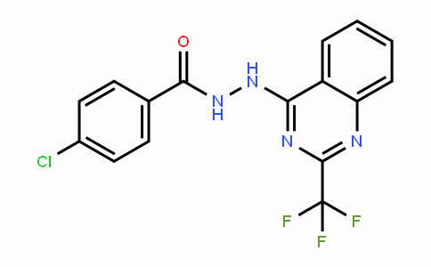 CAS No. 477867-50-8, 4-Chloro-N'-[2-(trifluoromethyl)-4-quinazolinyl]benzenecarbohydrazide