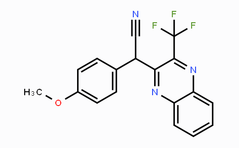 CAS No. 477867-64-4, 2-(4-Methoxyphenyl)-2-[3-(trifluoromethyl)-2-quinoxalinyl]acetonitrile