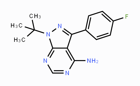 CAS No. 338391-69-8, 1-(tert-Butyl)-3-(4-fluorophenyl)-1H-pyrazolo[3,4-d]pyrimidin-4-amine