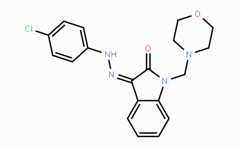 CAS No. 338391-71-2, 1-(Morpholinomethyl)-1H-indole-2,3-dione 3-[N-(4-chlorophenyl)hydrazone]