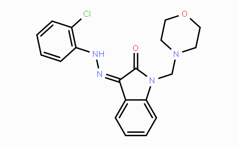 CAS No. 338391-75-6, 1-(Morpholinomethyl)-1H-indole-2,3-dione 3-[N-(2-chlorophenyl)hydrazone]